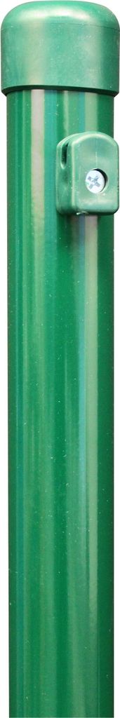 Alberts Zaunpfosten für Maschendrahtzäune | für die Befestigung mit Einschlag-Bodenhülsen | zinkphosphatiert, grün kunststoffbeschichtet | Lä...