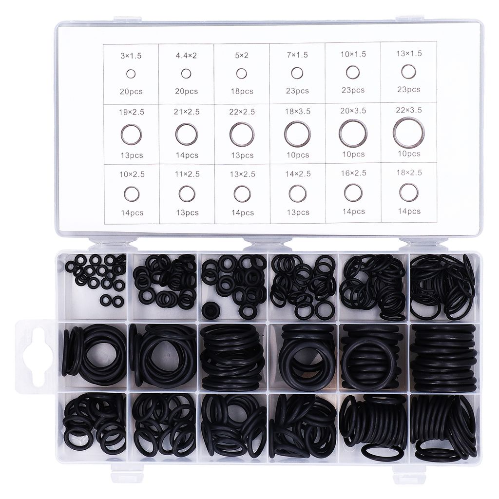 Klempner O Ring Dichtungen Kit,O Ring Kit,O Ringe Sortiment Set,Gummi O Ring,Verschleißfeste O Ring,O Ring