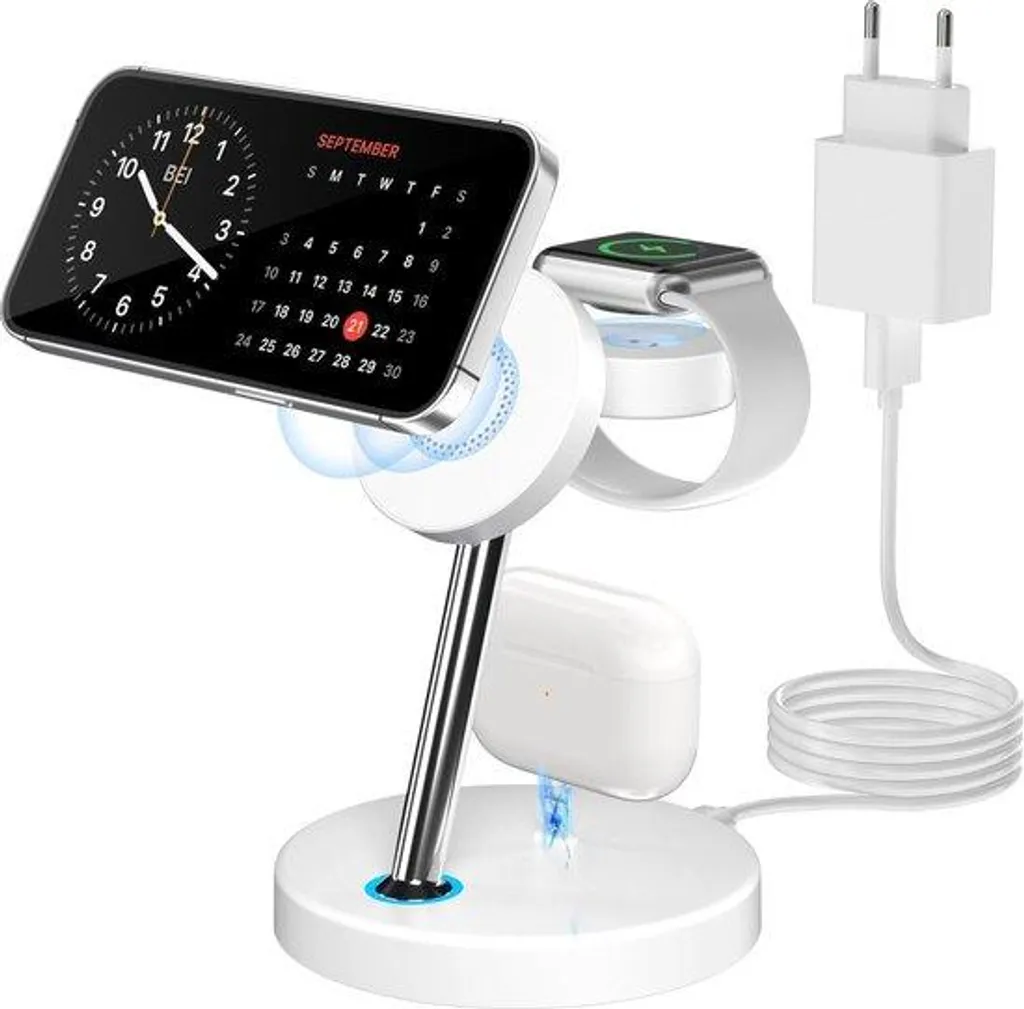 Station de charge induction pour smartphone et montre connectée universel