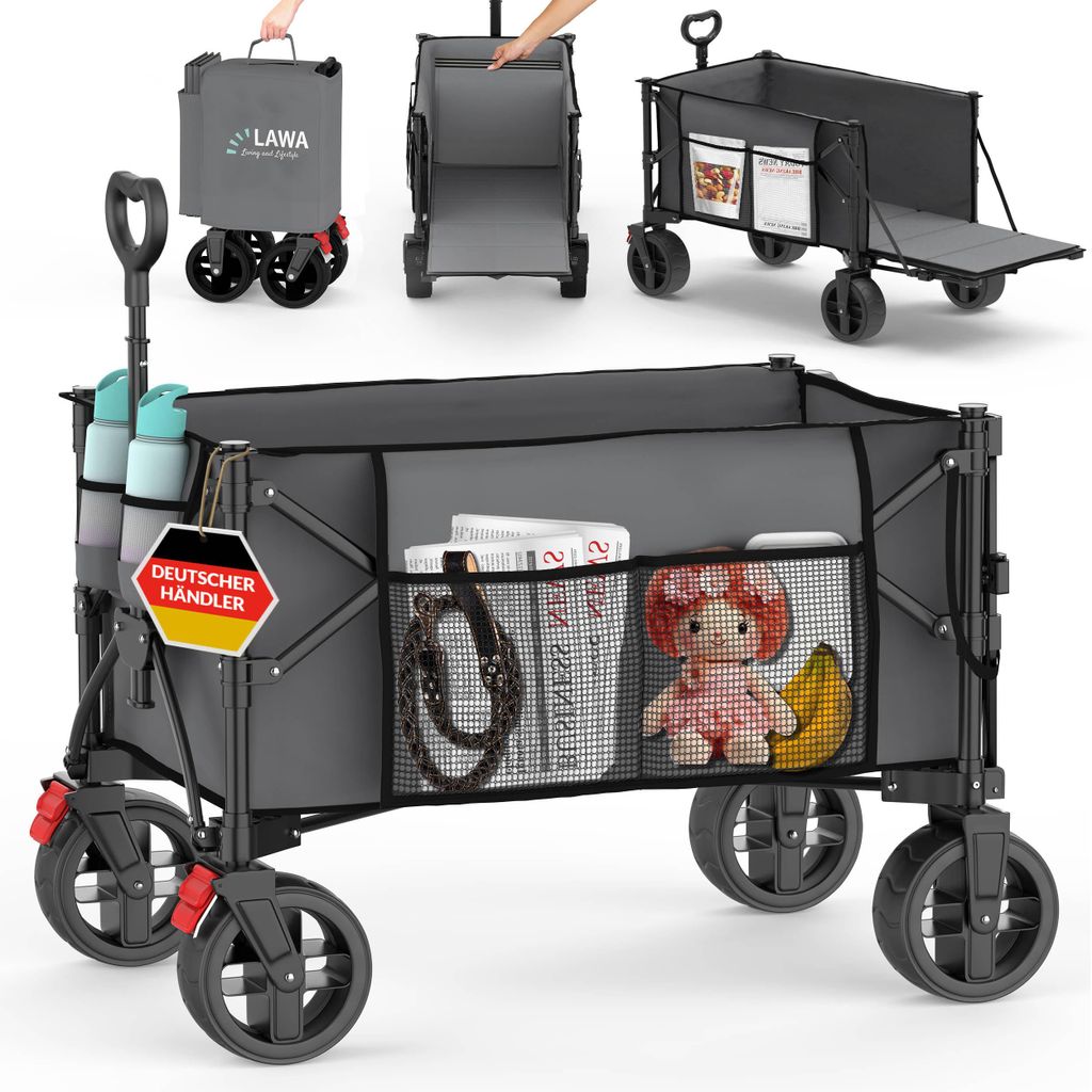 Outdoor Campingwagen Bremse 100kg Seitentasche Heckklappe Produktbild 
