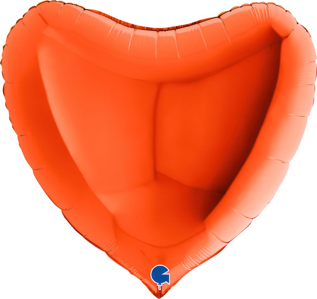 ABC36 Uni Herz 91 cm ø | Orange