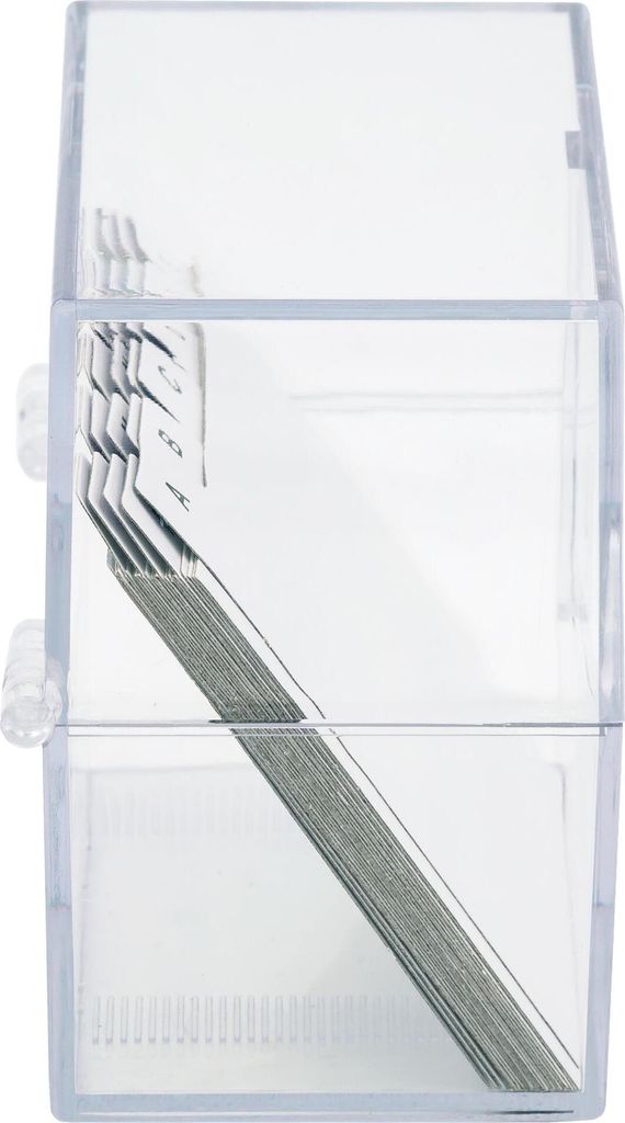 TSI K3T Kartei-Kasten A7 mit Register A-Z Produktbild 5