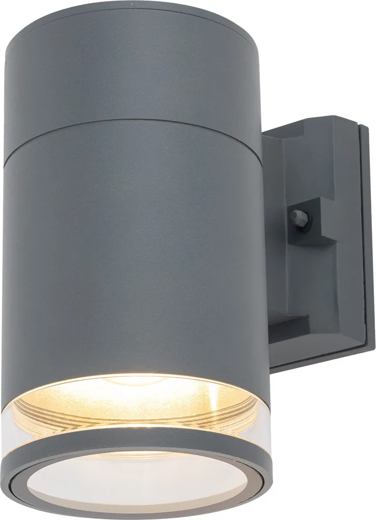 Applique murale ronde grise IP54 E27 - Luminaire ROCK PRO Nowodvorski