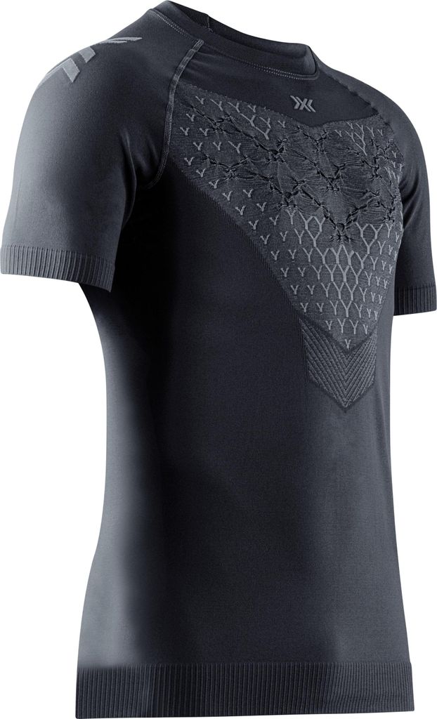 X-BIONIC Twyce Run Short Sleeve Shirt für Herren - High-Tech Sommerlauf- und Trailrunning-Baselayer mit fortschrittlicher Kühlung, Feuchtigkeitsm...