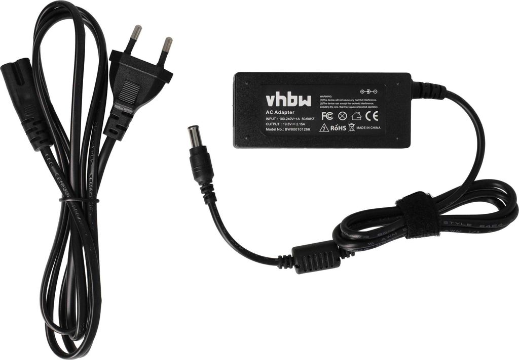 vhbw Netzteil kompatibel mit Sony Vaio PCG-711, PCG-700, PCG-707C, PCG-719, PCG-705, PCG-707, PCG-717, PCG-729, PCG-735 Notebook - 200 cm, 42 W