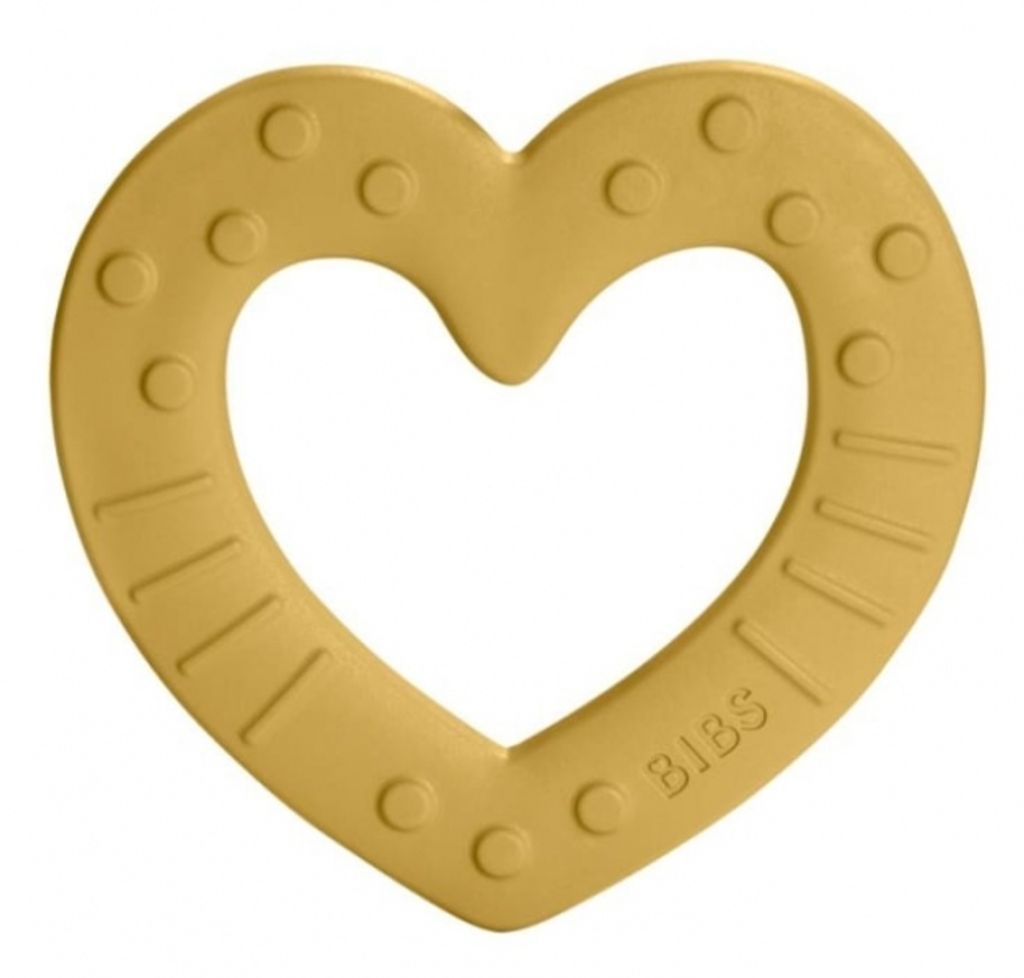 Beißring Spielzeug Babyspielzeug Bitie Heart Baby Mustard Bibs