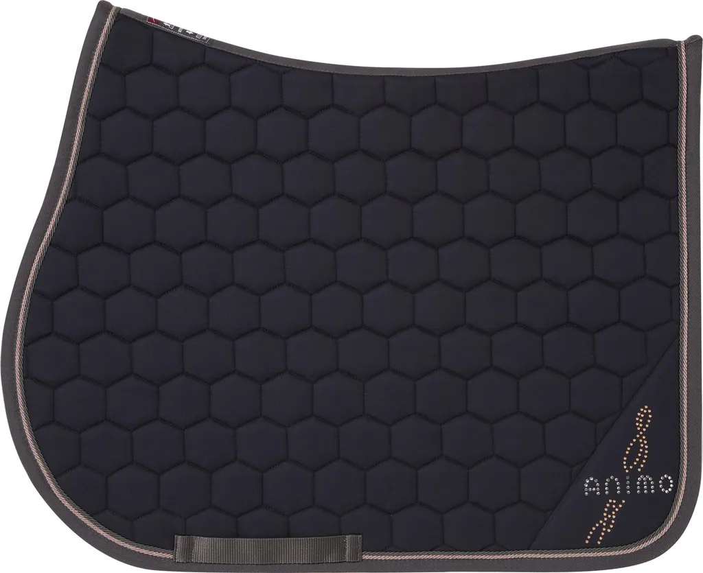 Tapis Animo Waby marine taille dressage en tissu technique et coton