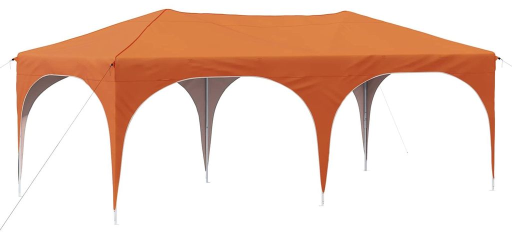 vidaXL Pop-up Partyzelt Orange 575 x 288 x 245 cm Oxford-Stoff