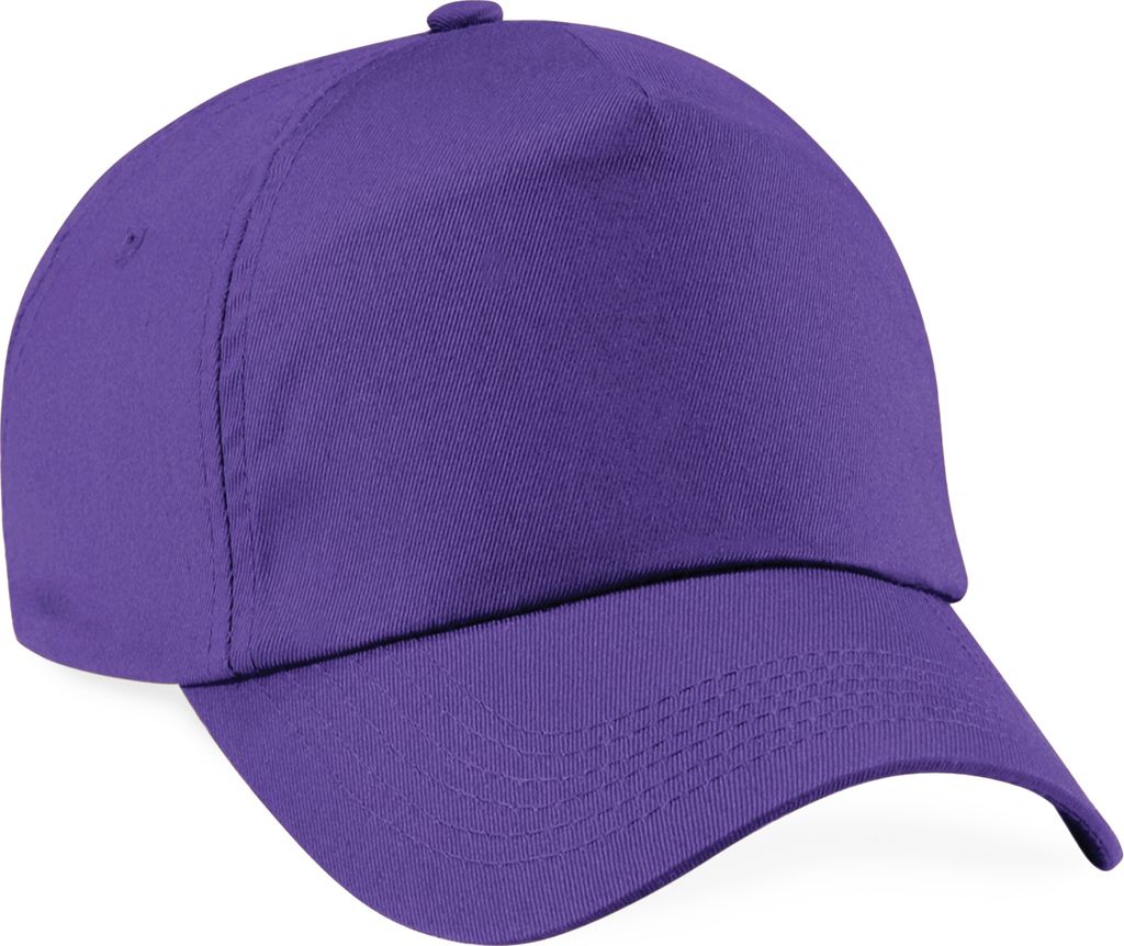 Beechfield Uni Original Baseballkappe mit 5 Paneelen PC2097 (Einheitsgröße) (Violett)