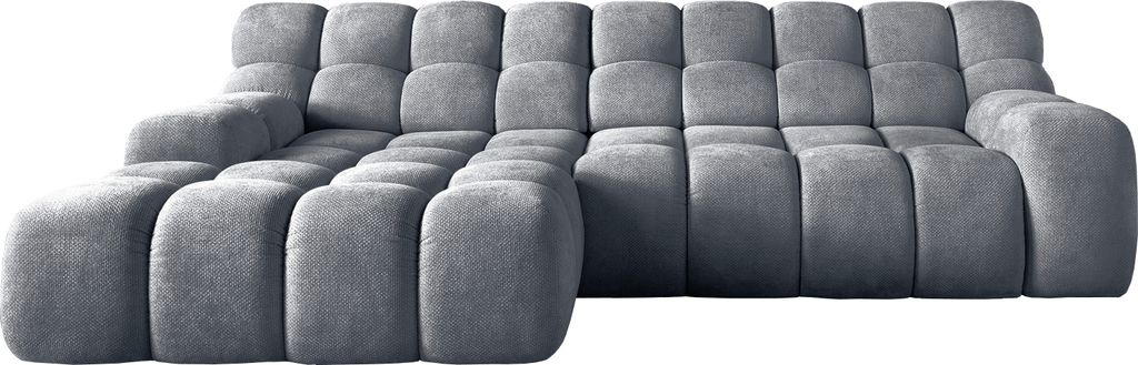 DomoHome Ecksofa CAMPILE mit elektrisch verschiebbarem Sitz-schön und bequem, die Möglichkeit, die Position der Kopfstützen zu ändern, Layout L...