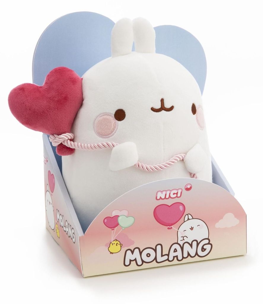 Nici NICI - Knuffel MOLANG met hartvormige ballon 16cm in Produktbild 
