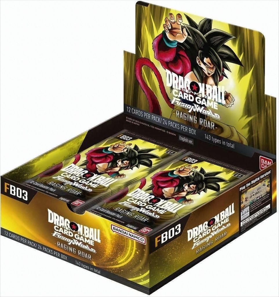 Dragon Ball Fusion World Raging Roar Booster Display FB03, Productafbeelding 