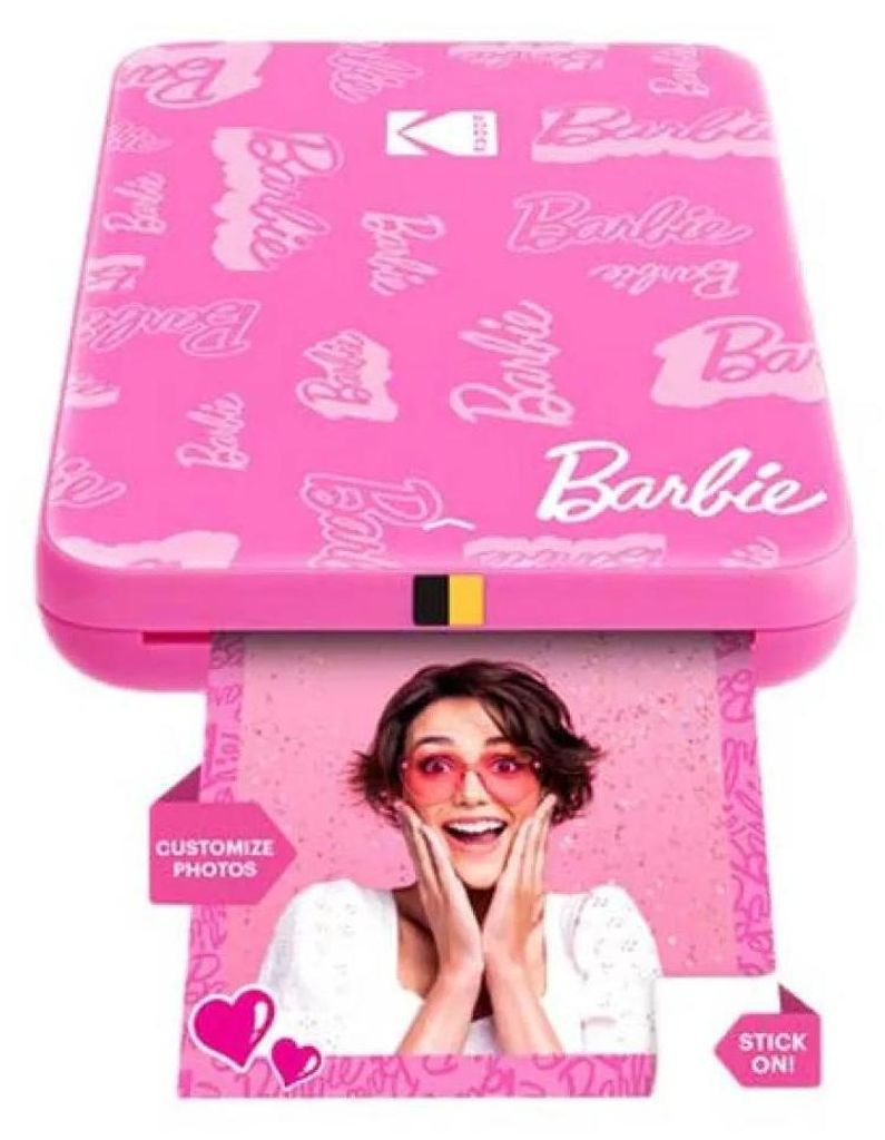 Kodak X Barbie Tragbarer Fotodrucker Rosa One Size / EU Plug 220V Rosa One Size