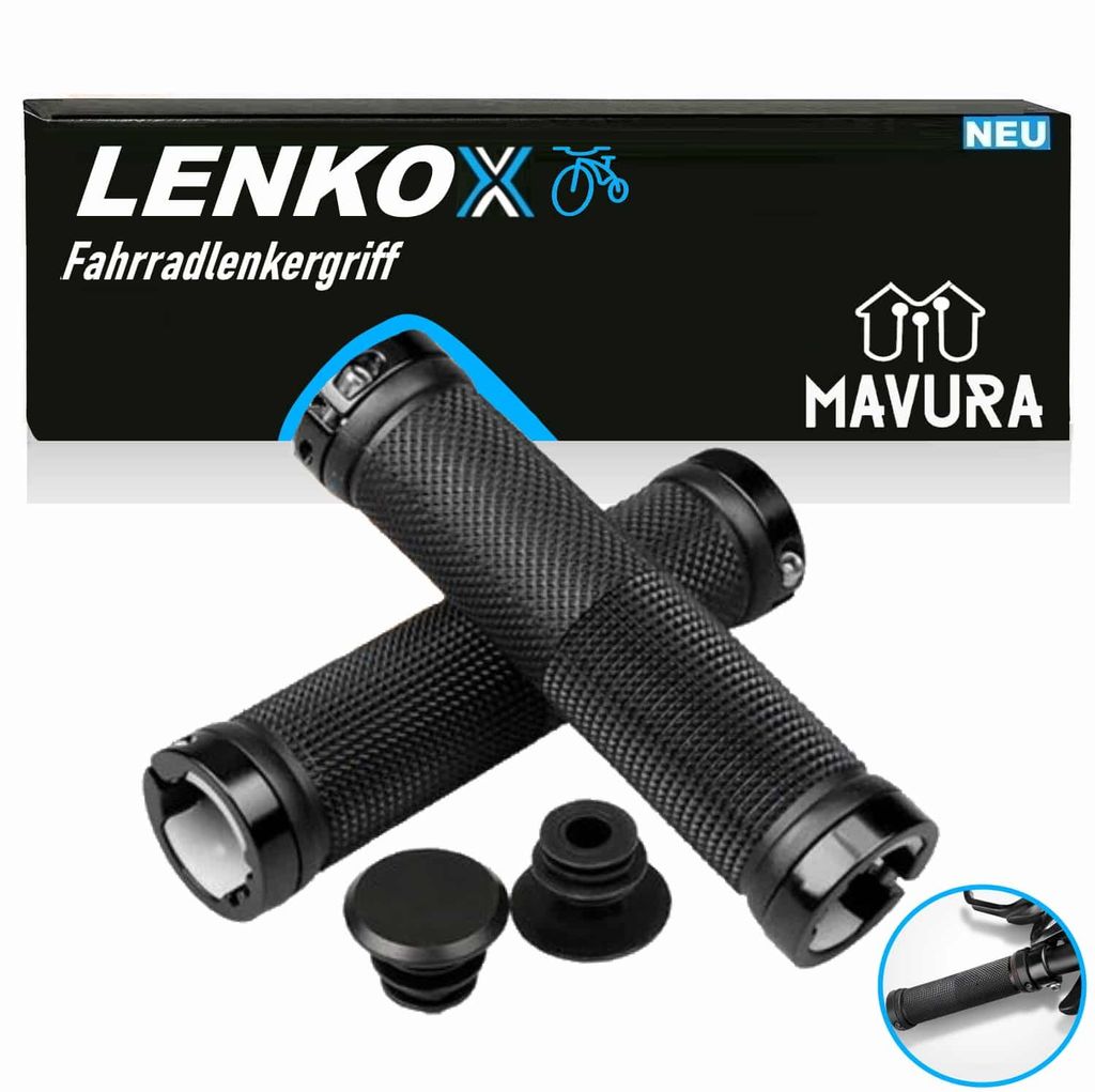 LENKOX Fahrrad Lenkergriffe ergonomische Lenker Griffe Produktbild 
