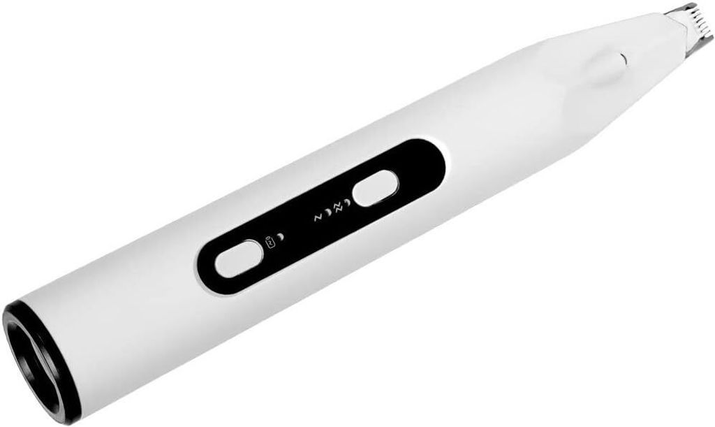 Hundepfotenschermaschine, Hundeschermaschine, Haustiertrimmer, leise, mit LED-Licht & UV-Lampe, per USB wiederaufladbar, Haustierschermaschine
