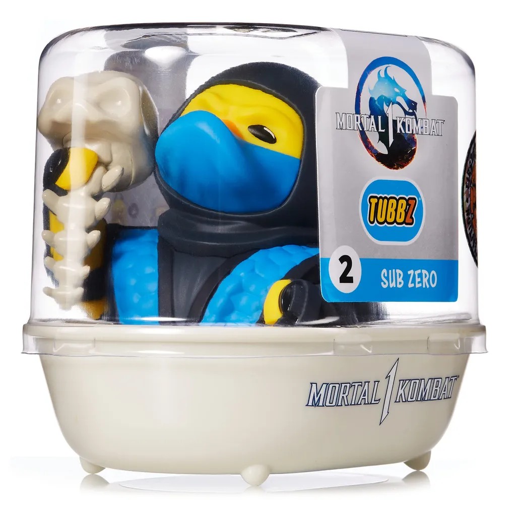 Canard de bain Tubbz Mortal Kombat Sub-Zero figurine de collection