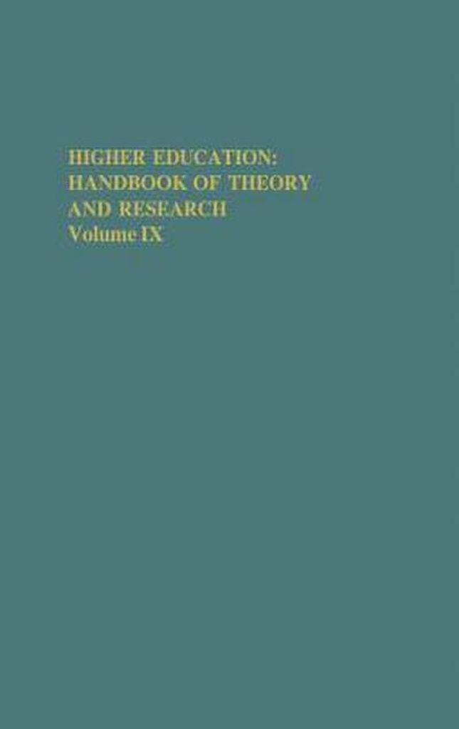 Hochschulbildung: Handbuch der Theorie und Forschung