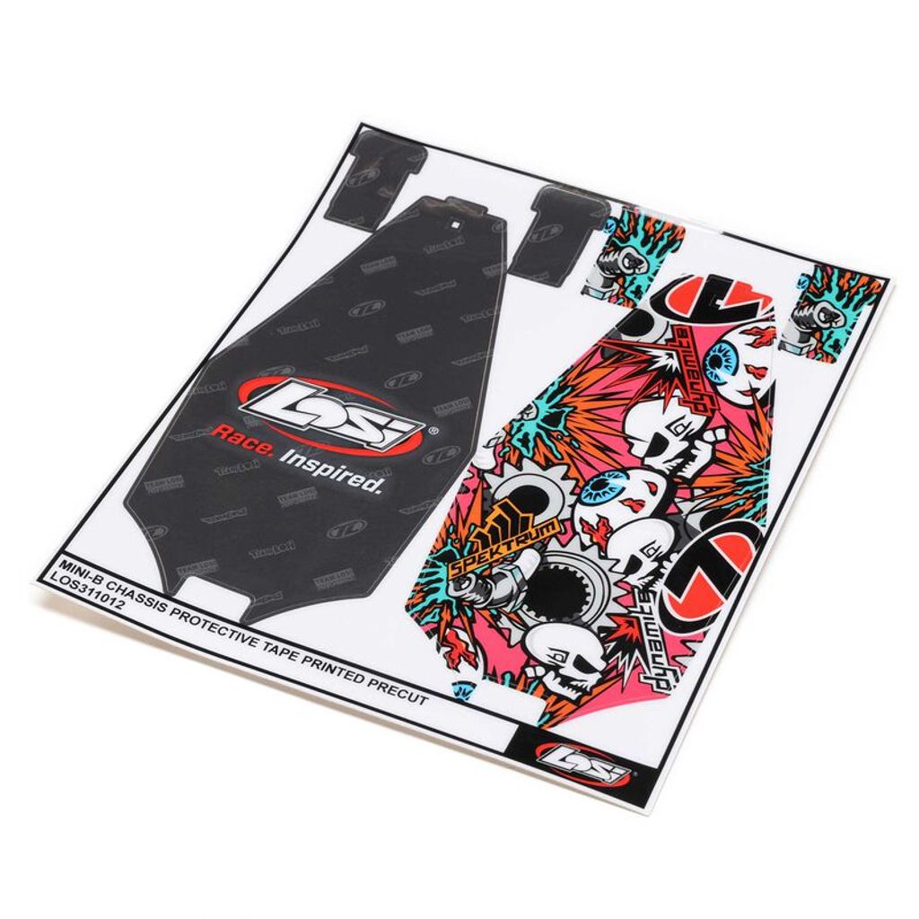 Losi Mini-B Chassis Protective Tape, Precut (2) Produktbild 