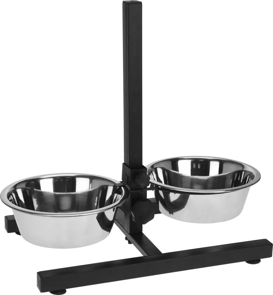 Offerta Ciotola Cani Acciaio Inox 19cm | Rialzata e Regolabile | Prezzo Top