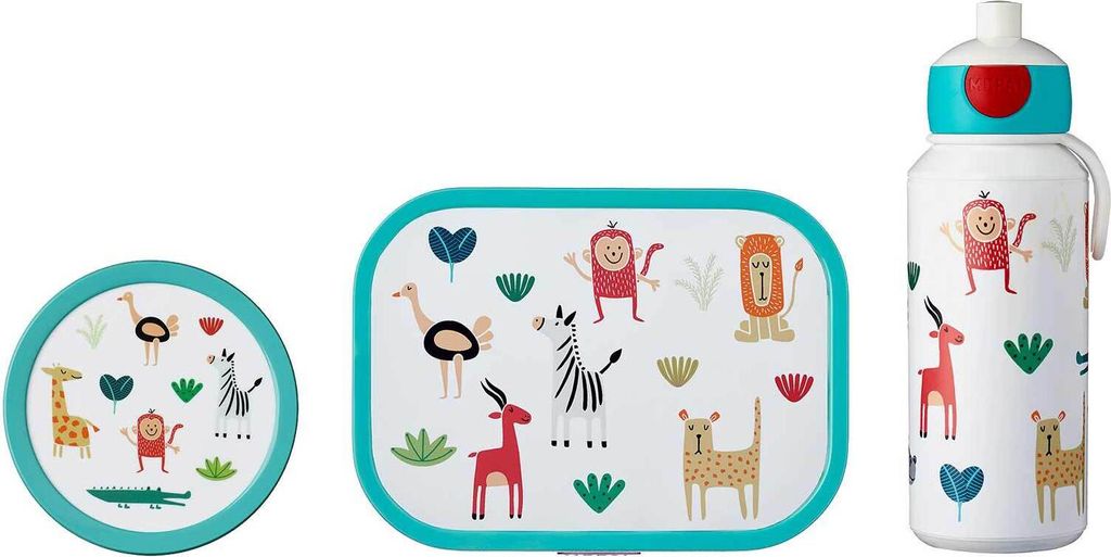 Mepal CAMPUS Lunchset Animal Friends 3-teilig Produktbild 