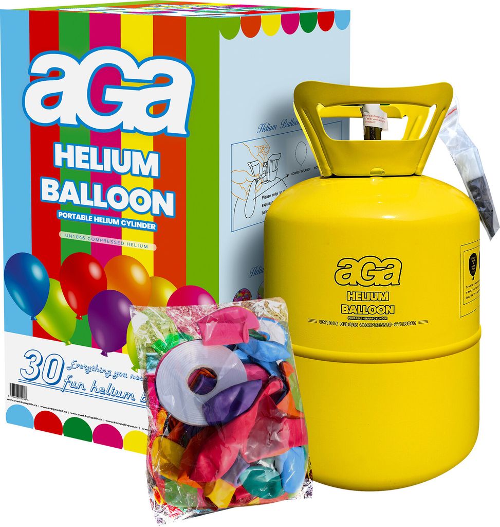Aga4Kids Helium do balónků PARTY 30 Obrázek produktu 1