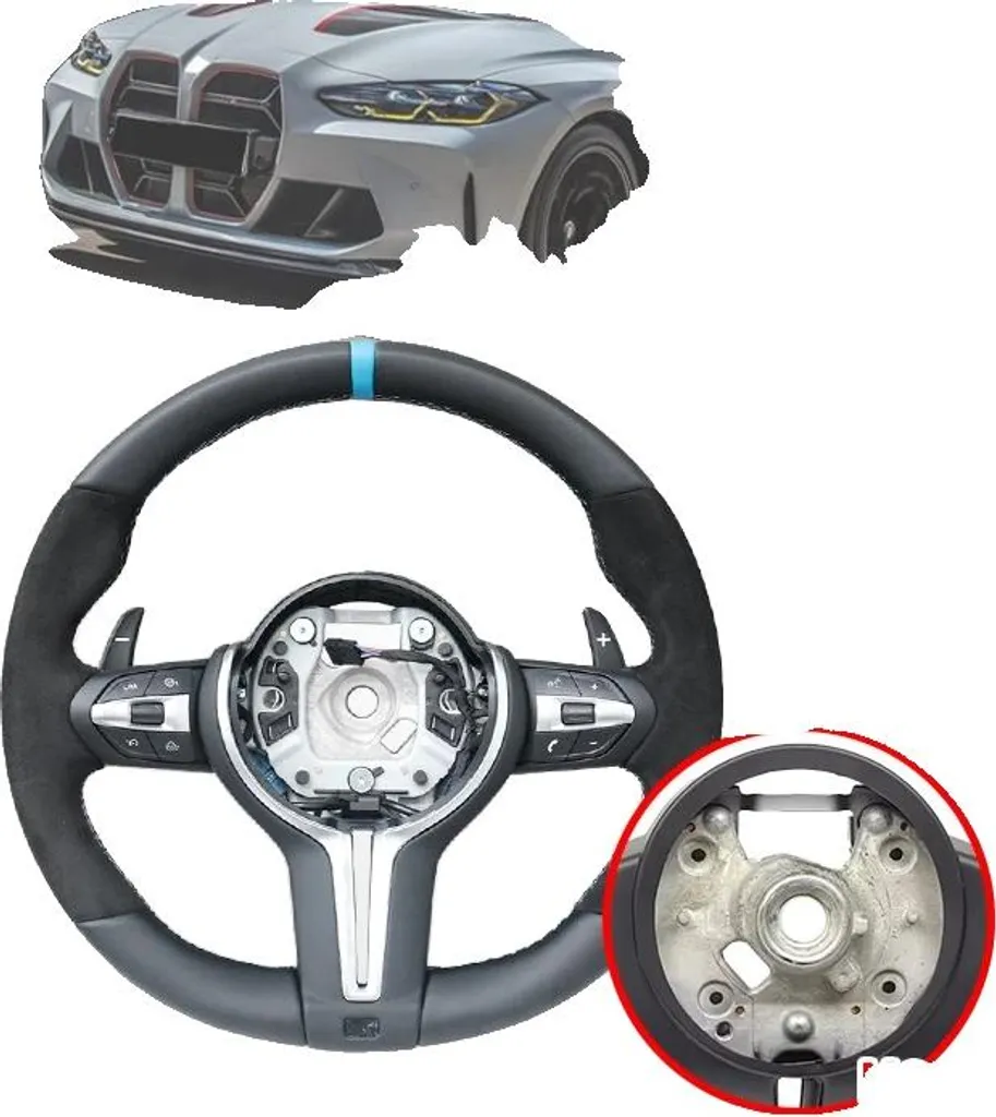 Volant en Cuir pour Véhicules de Luxe M3 NON AB Amélioration Intérieure