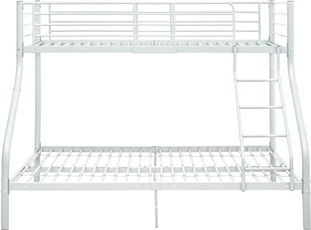 Sommier métallique pour lit superposé triple blanc 140x200 / 90x200 cm