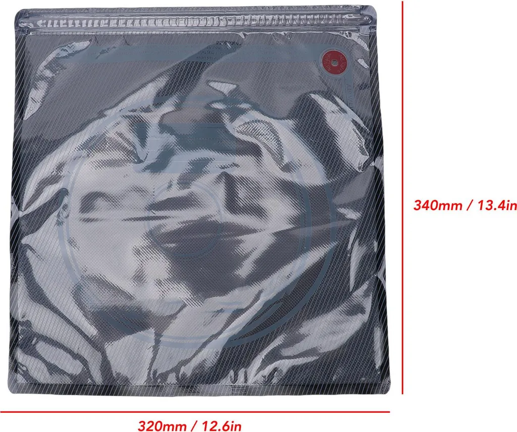 Sachet Filament 3D Sous Vide x30 avec Double Fermeture Éclair 32x35cm