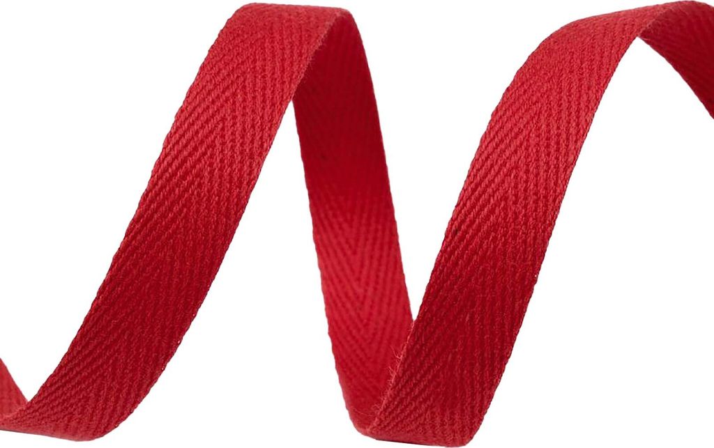 50m Köperband 10mm breit Einfass- Nahtband Gurtband Baumwollband