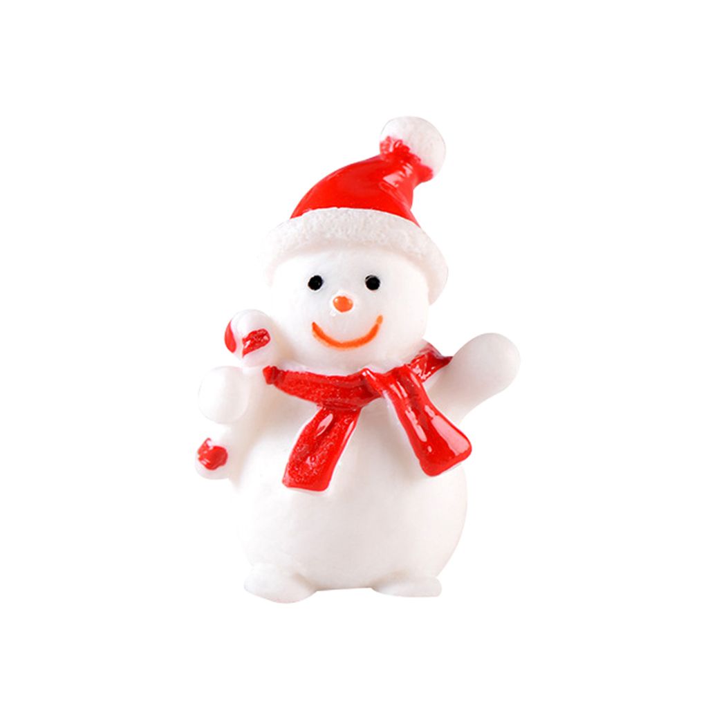Weihnachtsdekoration Mini Hellfarbener Harz Tisch Weihnachten Weihnachtsmodell für Zuhause-10#