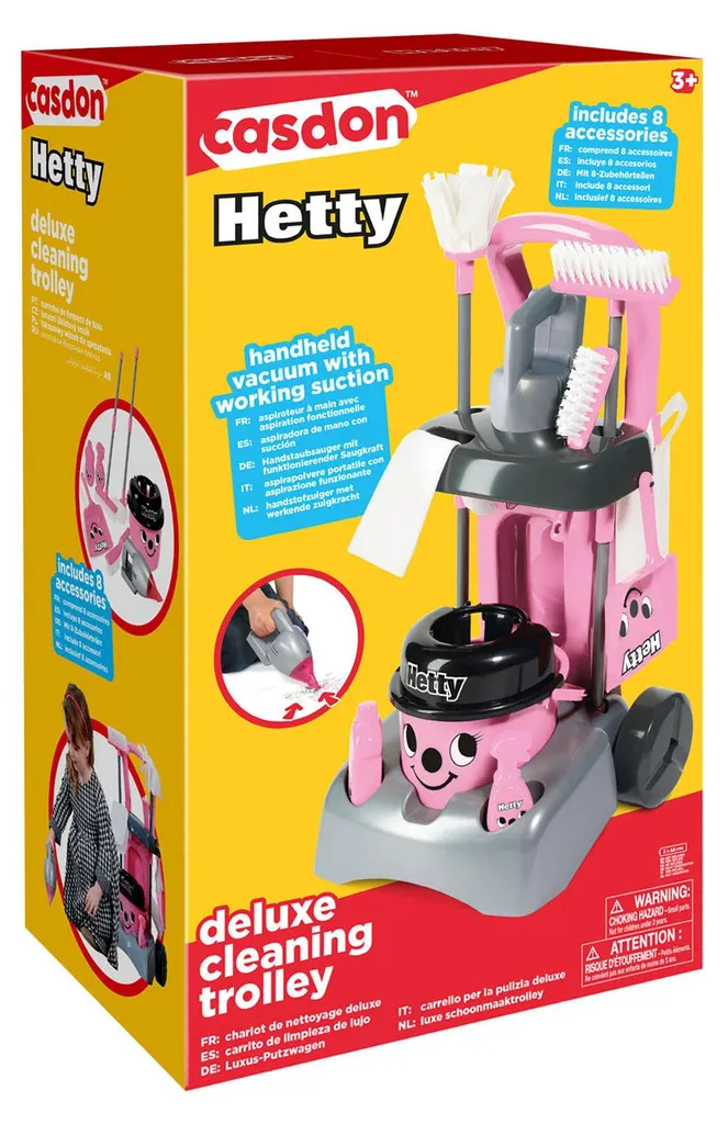 Chariot de nettoyage Hetty Deluxe : fini l'ennui pendant le ménage !