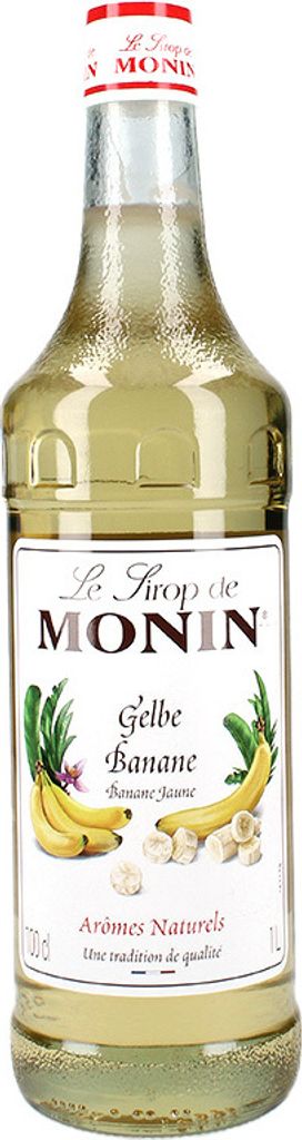 Monin Gelbe Banane Sirup mit natürlichem Aroma 1000ml Produktbild 