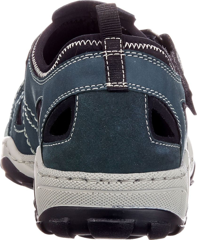 Rieker Herren Klett Halbschuh durchbrochen dunkelblau 44 Produktbild 109