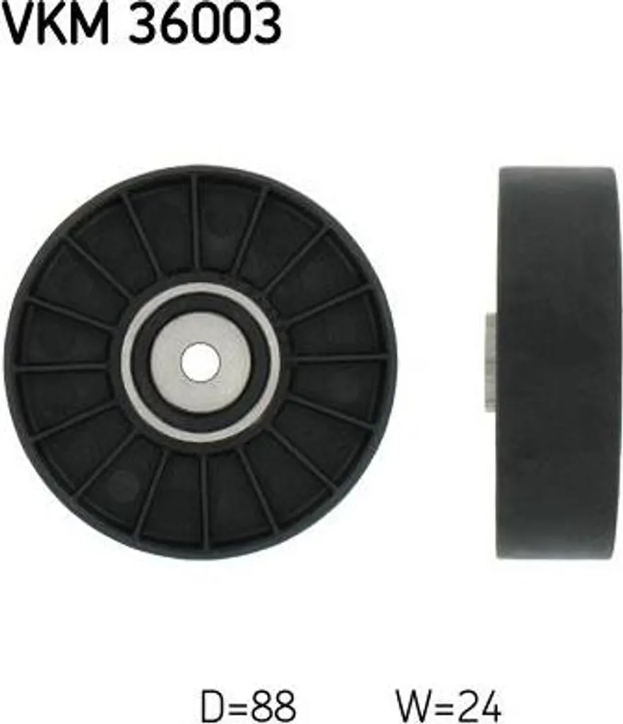 Entretien courroie : galet SKF VKM 36003 pour Laguna et Volvo 850