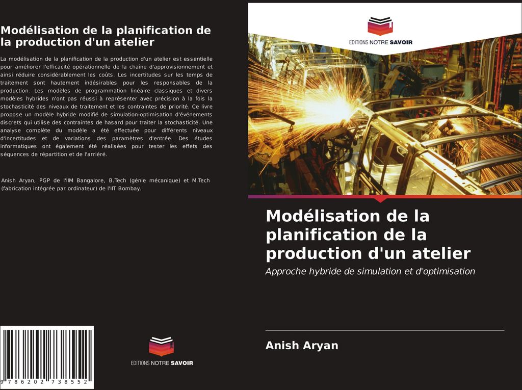 Modélisation de la planification de la production d'un atelier