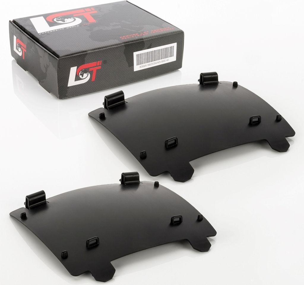 2x Radkasten Abdeckung Zugang Lampe schwarz vorne LR für OPEL ASTRA H ZAFIRA B