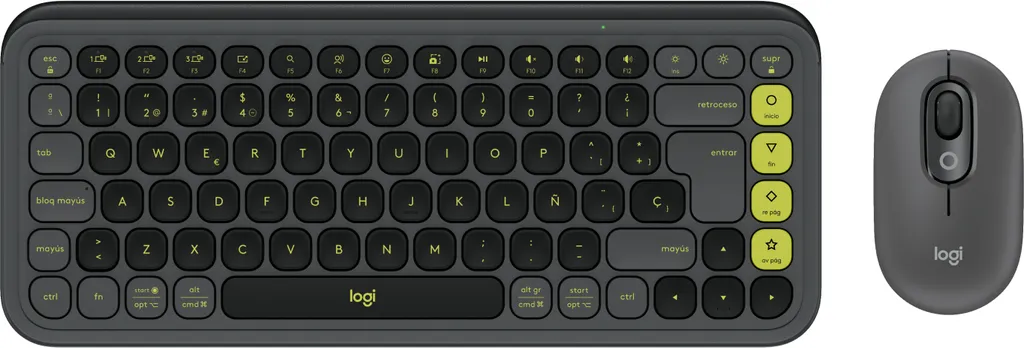 Fini les Câbles : Combo Clavier Souris Logitech POP Icon Bluetooth Vert