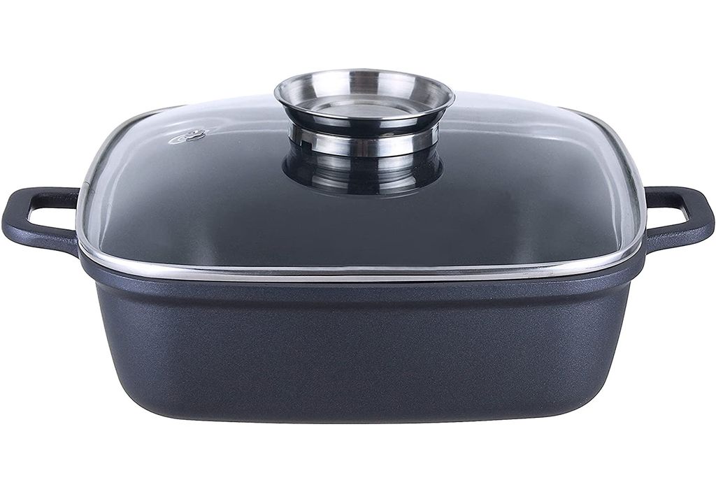 Kopf Bräter Santorin (Aluguss, 3,8 Liter, inkl. Glasdeckel Produktbild 