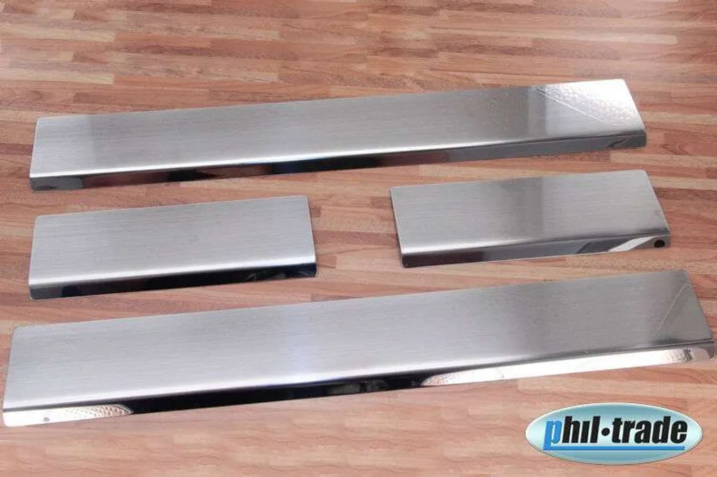 Battitacco Acciaio Inox Opaco per Opel Astra H 4/5 Porte 2004-2010