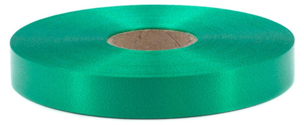 Ruban cadeau rayé, 19 mm x 100 m (rouleau), vert Image du produit 