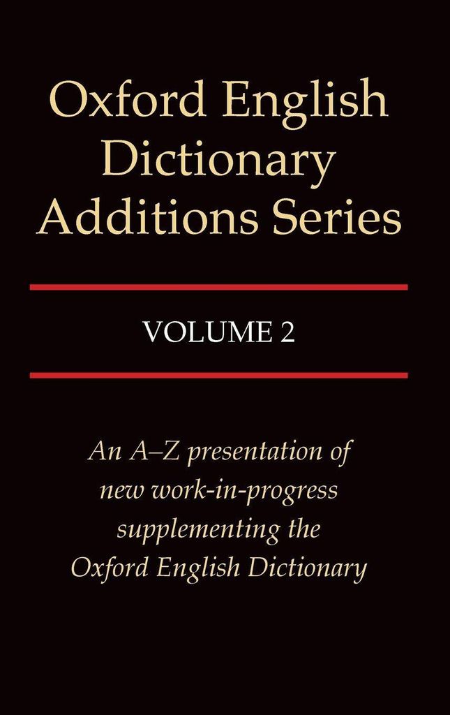 Oxford English Dictionary Additions Series
