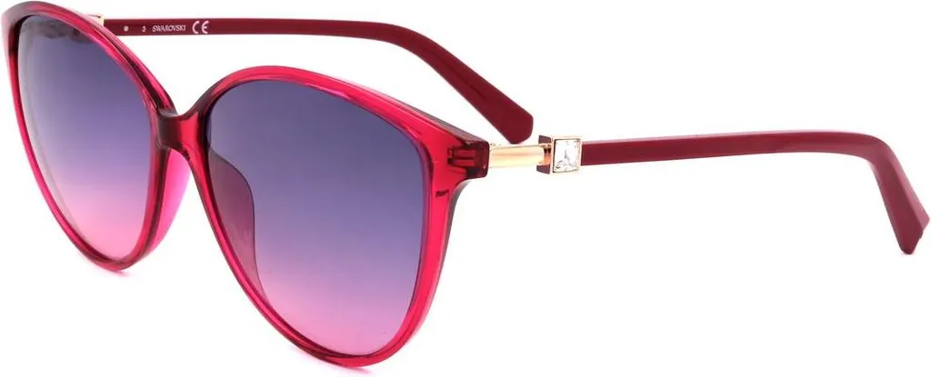 Swarovski SK0331 SHINY RED 58/14/140 Occhiali da sole da donna