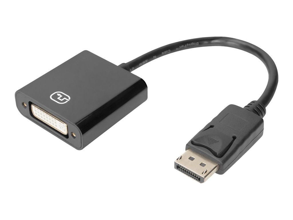 DIGITUS Aktiver DisplayPort Adapter/Konverter DP auf DVI