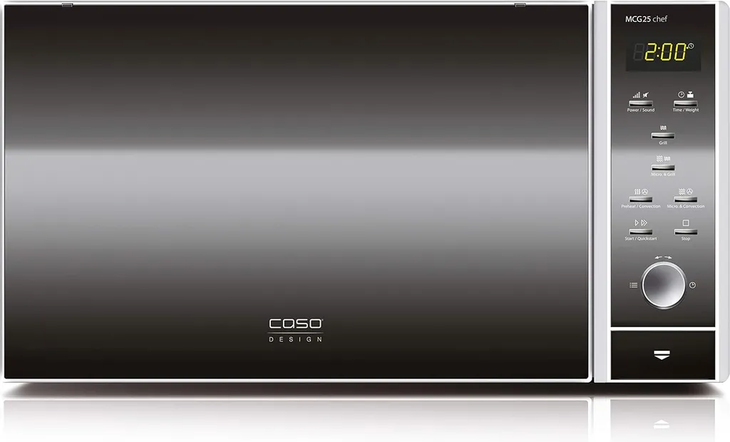 Micro-ondes Grill Air Chaud Caso 3350 MCG 25 chef en Acier Inoxydable