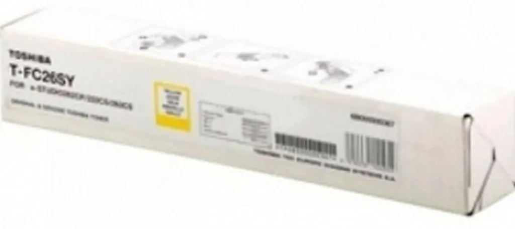 Toner Jaune Toshiba TFC26SY6K d'Origine pour Imprimantes e-Studio