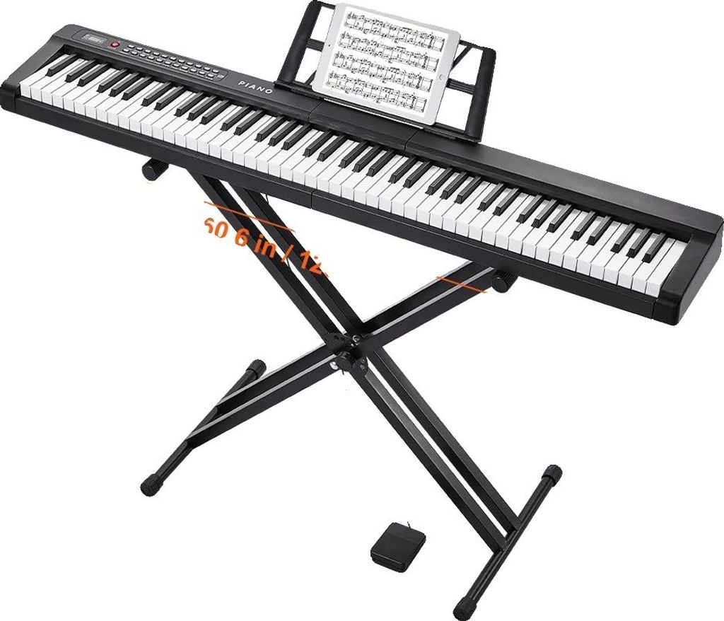 Digitální piano, 88 kláves, 1000 zvuků, dvojitý Obrázek produktu 