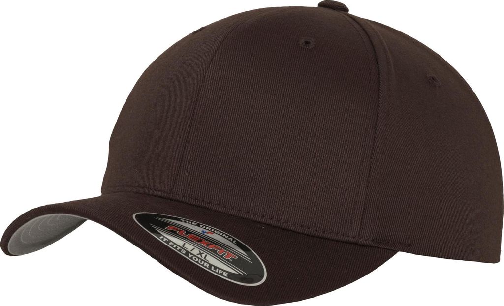Urban Classics Flexfit Wooly Combed Cap Herren Basecap Einfarbig, Größe: Xxl; Farbe: Brown