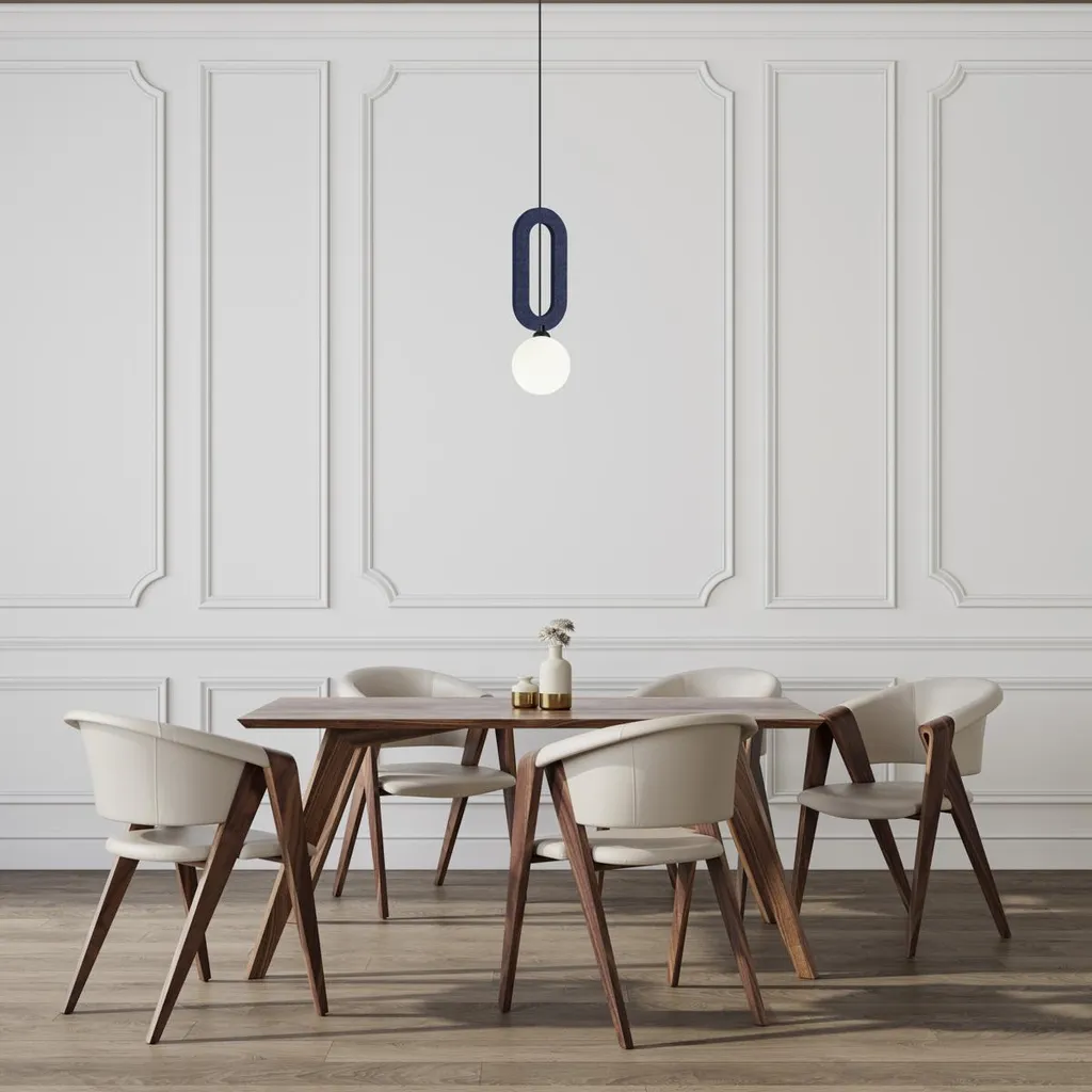 Suspension design bleue pour table à manger et salon MASSO Italux