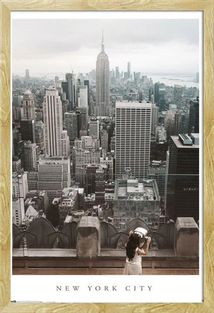 Offerta Poster New York con Cornice Shinsuke Faggio Rimovibile