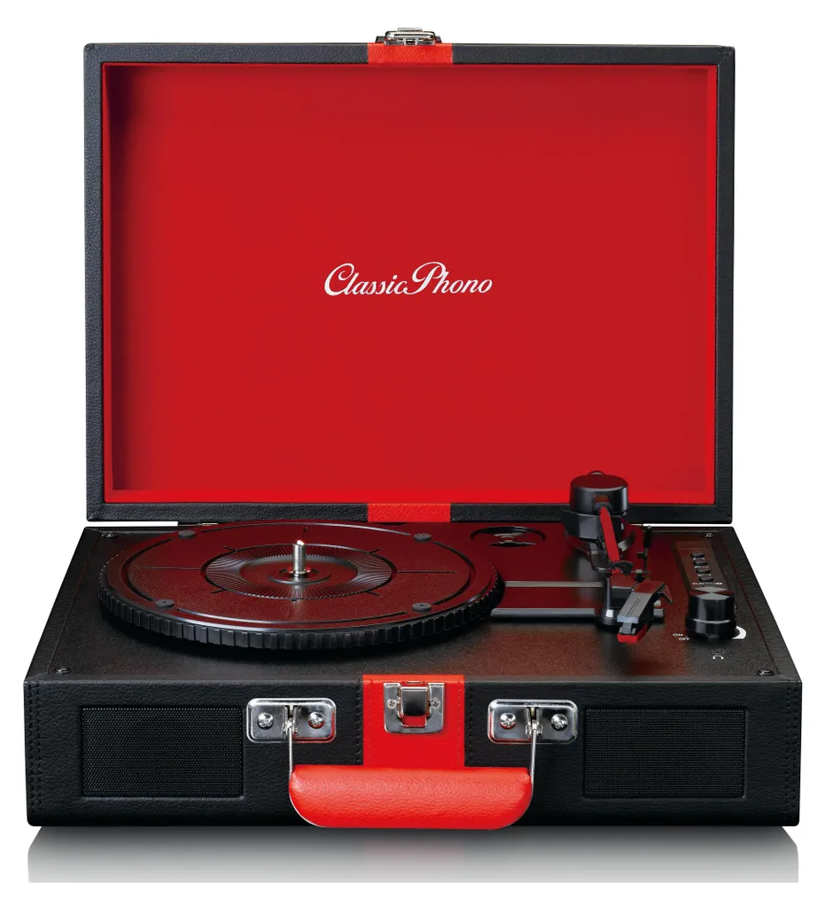 Platine Vinyle Valise Transportable pour Salon et Soirées - Bluetooth